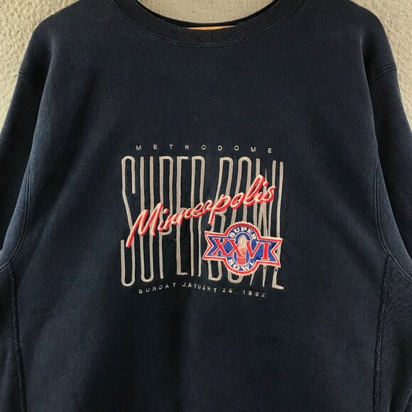 Champion Reverse Weave Minneapolis Super Bowl XVI Sweatshirt X-Large - Picture 3 of 13
